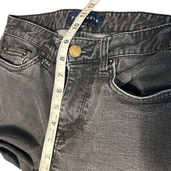 Five Four Black Slim Straight Leg Jeans Sz 30 - Picture 10 of 15